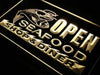 Seafood Shop and Diner Open LED Light Sign - Way Up Gifts