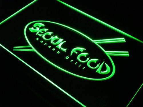 Seoul Food Korean Restaurant LED Light Sign - LED Gift Works