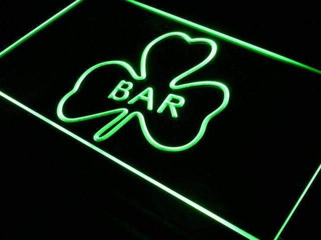 Shamrock Irish Bar LED Light Sign - LED Gift Works