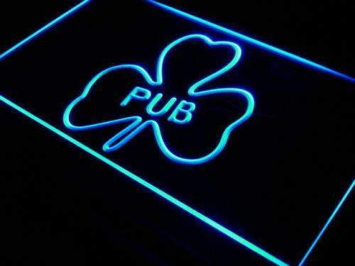 Shamrock Irish Pub LED Light Sign - Way Up Gifts