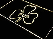Shamrock Irish Pub LED Light Sign - LED Gift Works