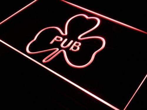 Shamrock Irish Pub LED Light Sign - LED Gift Works
