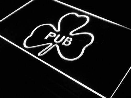 Shamrock Irish Pub LED Light Sign - Way Up Gifts