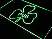Shamrock Irish Pub LED Light Sign - LED Gift Works