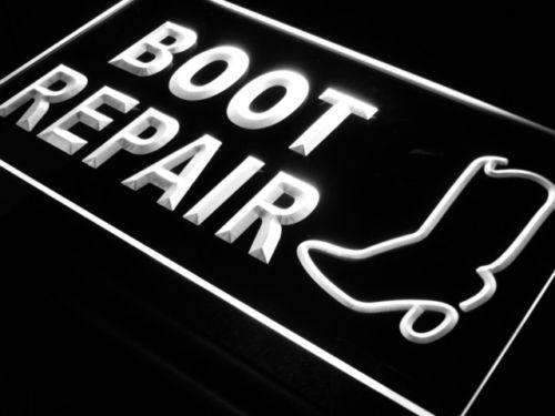 Shoe Boot Repair LED Light Sign - LED Gift Works