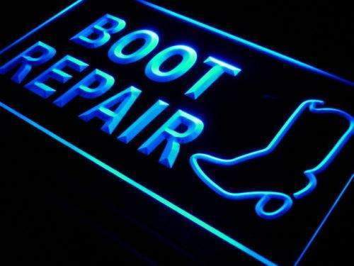 Shoe Boot Repair LED Light Sign - LED Gift Works