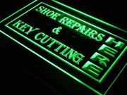 Shoe Repairs Key Cutting LED Light Sign - LED Gift Works