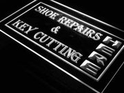 Shoe Repairs Key Cutting LED Light Sign - LED Gift Works