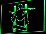 Skateboard Jump LED Light Sign - LED Gift Works