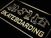Skateboard Training Skateboarding LED Light Sign - Way Up Gifts