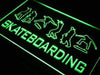 Skateboard Training Skateboarding LED Light Sign - Way Up Gifts