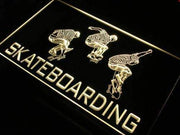 Skateboarding LED Light Sign - LED Gift Works