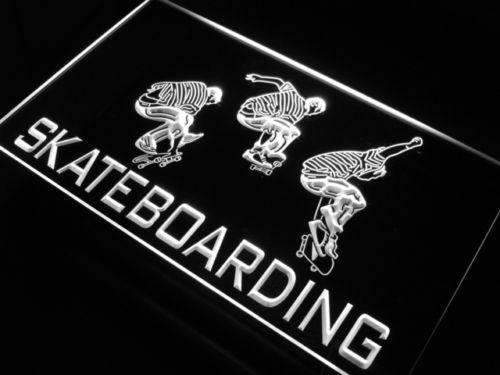 Skateboarding LED Light Sign - LED Gift Works