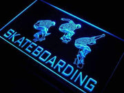 Skateboarding LED Light Sign - LED Gift Works