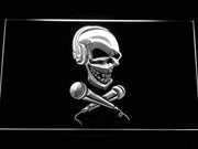 Skull Headphones LED Light Sign - LED Gift Works