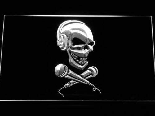 Skull Headphones LED Light Sign - Way Up Gifts