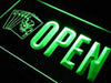 Skull Poker Bar Open LED Light Sign - Way Up Gifts