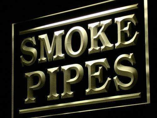 Smoke Pipes LED Light Sign - LED Gift Works