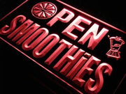 Smoothies Open LED Light Sign - LED Gift Works