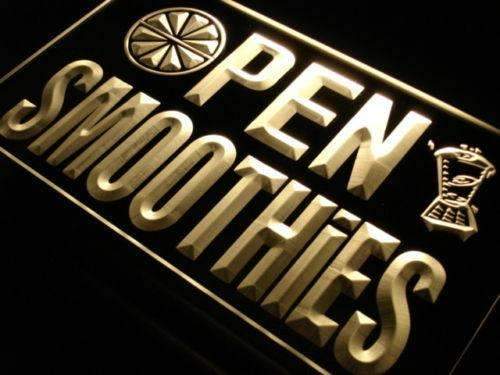 Smoothies Open LED Light Sign - LED Gift Works