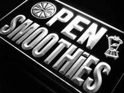Smoothies Open LED Light Sign - LED Gift Works