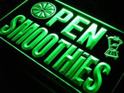 Smoothies Open LED Light Sign - LED Gift Works