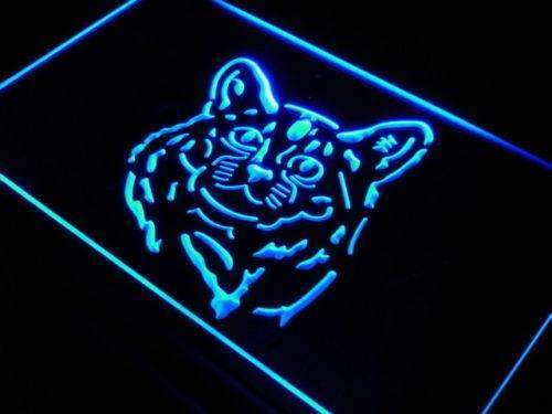 Somali Cat LED Light Sign - LED Gift Works