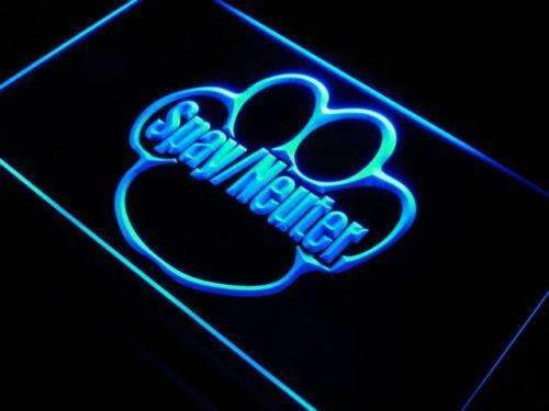 Spay Neuter LED Light Sign - LED Gift Works