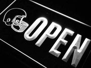 Sporting Goods Football Open LED Light Sign - LED Gift Works