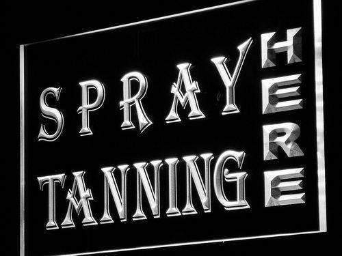 Spray Tanning LED Light Sign - Way Up Gifts