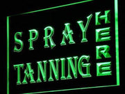 Spray Tanning LED Light Sign - LED Gift Works