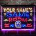 Personalized Game Room Deluxe App-Enabled 3-Color LED Light Sign - Way Up Gifts