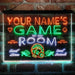 Personalized Game Room Deluxe App-Enabled 3-Color LED Light Sign - Way Up Gifts
