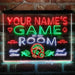 Personalized Game Room Deluxe App-Enabled 3-Color LED Light Sign - Way Up Gifts