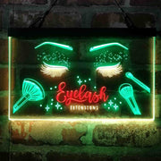 Eyelash Extentions Beauty Salon Deluxe App-Enabled 3-Color LED Light Sign - LED Gift Works