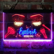 Eyelash Extentions Beauty Salon Deluxe App-Enabled 3-Color LED Light Sign - LED Gift Works