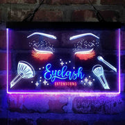 Eyelash Extentions Beauty Salon Deluxe App-Enabled 3-Color LED Light Sign - LED Gift Works