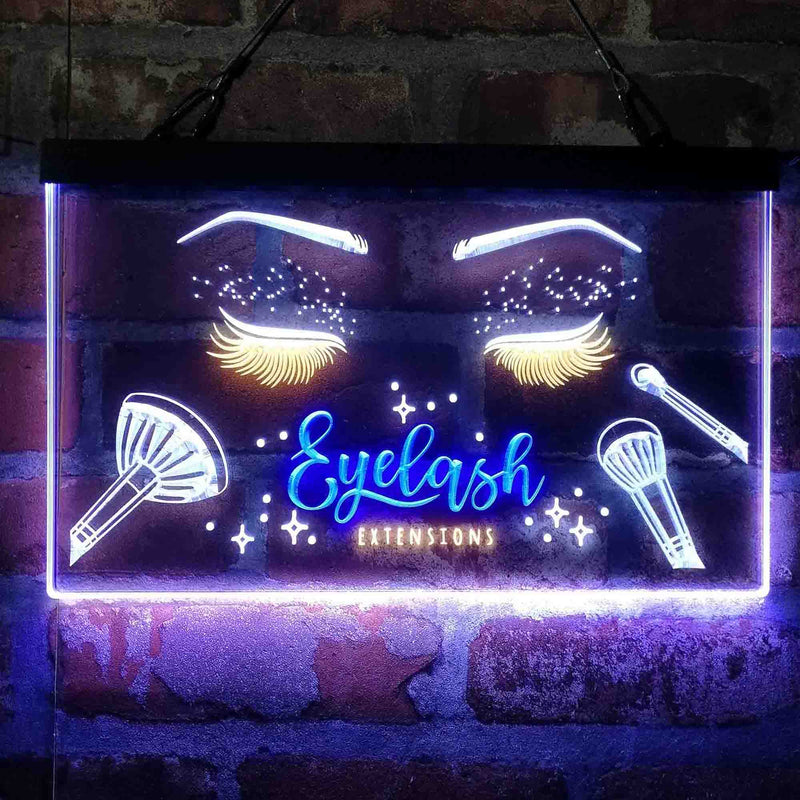 Eyelash Extentions Beauty Salon Deluxe App-Enabled 3-Color LED Light Sign - LED Gift Works