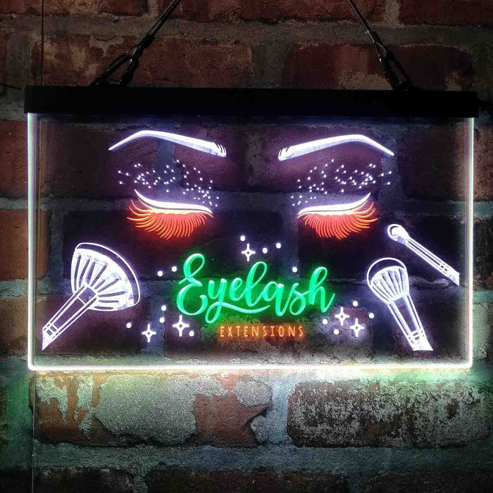 Eyelash Extentions Beauty Salon Deluxe App-Enabled 3-Color LED Light Sign - Way Up Gifts