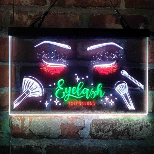 Eyelash Extentions Beauty Salon Deluxe App-Enabled 3-Color LED Light Sign - Way Up Gifts