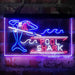 Pool Shark Snooker Billiards Room Deluxe App-Enabled 3-Color LED Light Sign - Way Up Gifts