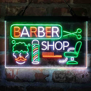 Barber Shop Pole Hair Cut Salon Deluxe App-Enabled 3-Color LED Light Sign - LED Gift Works
