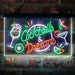 Cocktails & Dreams Bar Drinks Deluxe App-Enabled 3-Color LED Light Sign - Way Up Gifts