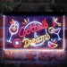 Cocktails & Dreams Bar Drinks Deluxe App-Enabled 3-Color LED Light Sign - Way Up Gifts
