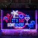 It's 5 pm Somewhere Bar Beer Cocktails Deluxe App-Enabled 3-Color LED Light Sign - Way Up Gifts