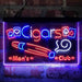 Cigar Men's Club Poker Room Deluxe App-Enabled 3-Color LED Light Sign - Way Up Gifts