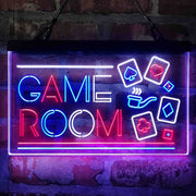 Game Room Poker Cigar Deluxe App-Enabled 3-Color LED Light Sign - LED Gift Works