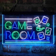Game Room Poker Cigar Deluxe App-Enabled 3-Color LED Light Sign - LED Gift Works
