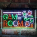 Game Room Poker Cigar Deluxe App-Enabled 3-Color LED Light Sign - Way Up Gifts