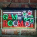 Game Room Poker Cigar Deluxe App-Enabled 3-Color LED Light Sign - Way Up Gifts
